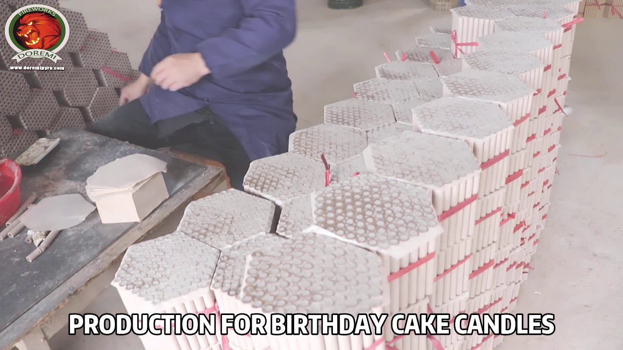 Doremi Fireworks Factory Tour--Production for Birthday Cake Candles