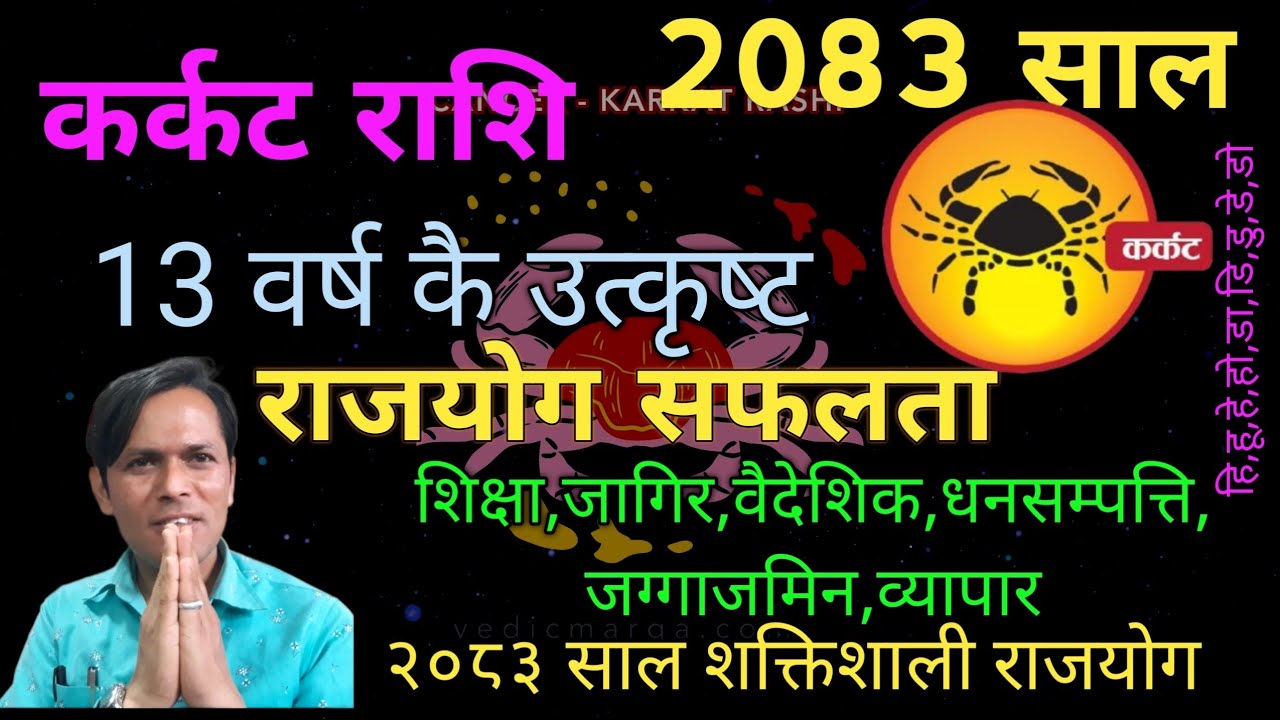 कर्कट राशि ||13 वर्ष कै ठुलो सफलता || 2083 सालको राशिफल || Horoscope of 2083 years || Cancer 2083 