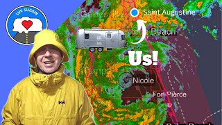 Hurricane Nicole RV Prep | Weathering a Tropical Storm in Our Airstream!