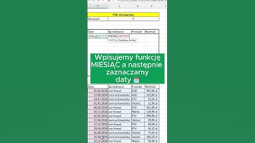 📅 Dynamiczne Filtrowanie Tabel w Excelu! 🚀 #excel #exceltips #kursexcel #exceltricks #microsoftexcel