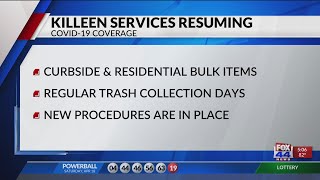 Curbside bulk trash collection resumes in Killeen