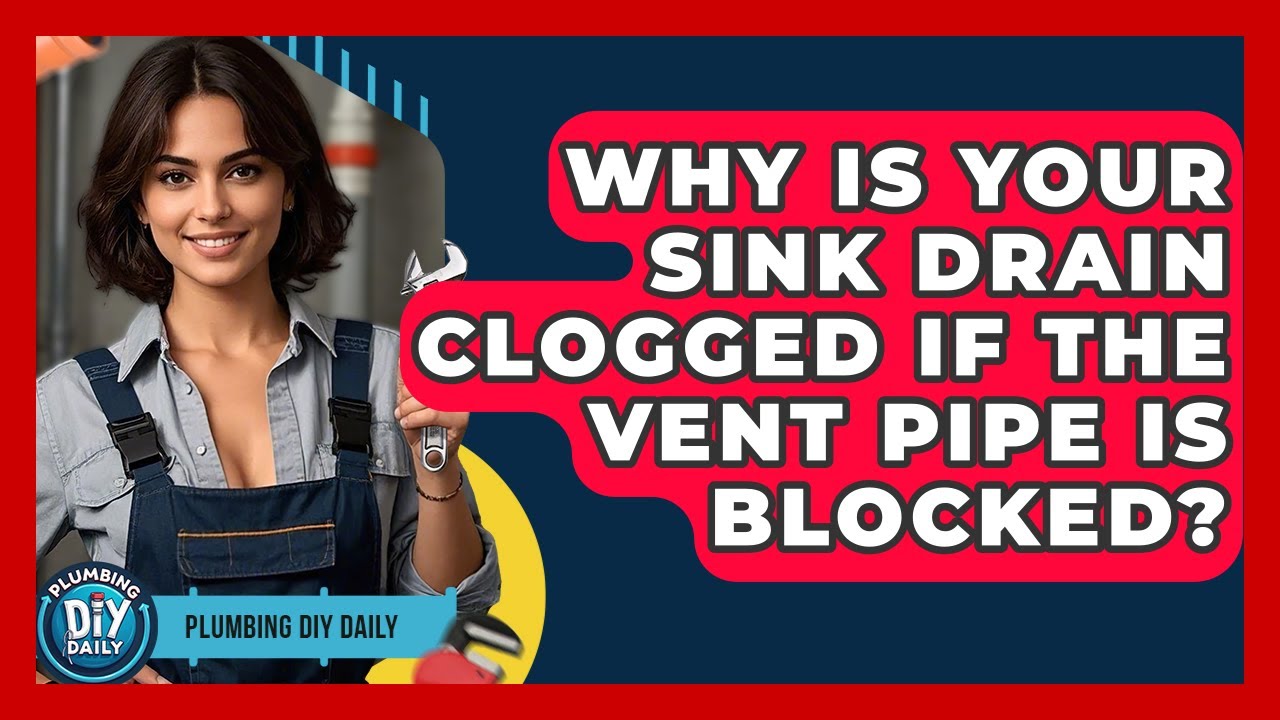 Why Is Your Sink Drain Clogged If The Vent Pipe Is Blocked? - Plumbing DIY Daily