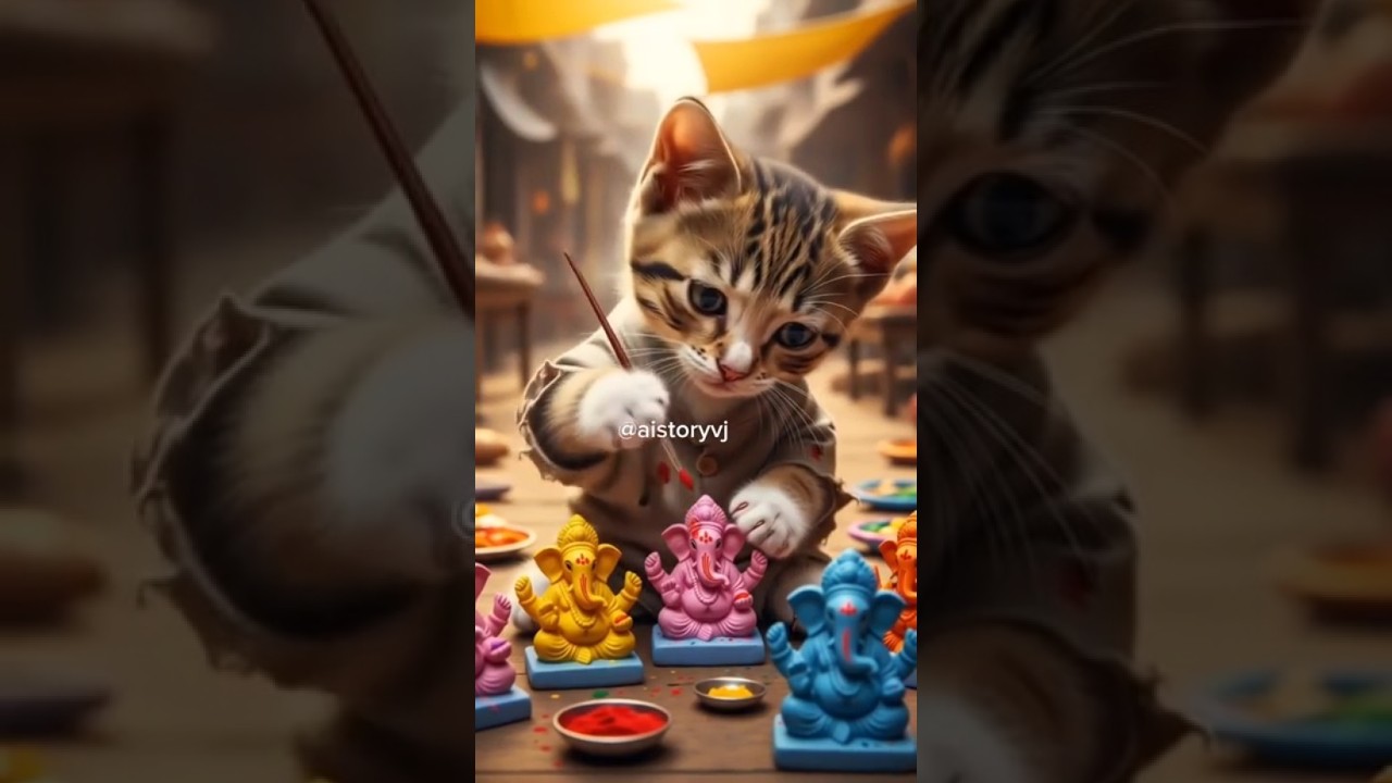 The Cat and the Rabbit: A Friendship of Care ai story 