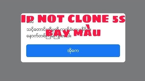 Share ip dame 5s not clone cực chất, dame nhanh không fix !!