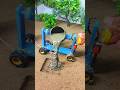 diy mini construction machine making tiny house | diy tractor machine science project #shorts 130