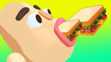 Sandwich Runner in New Levels Mobile Game Walkthrough Update All Trailer Gameplay iOS,Android HLXPWI
