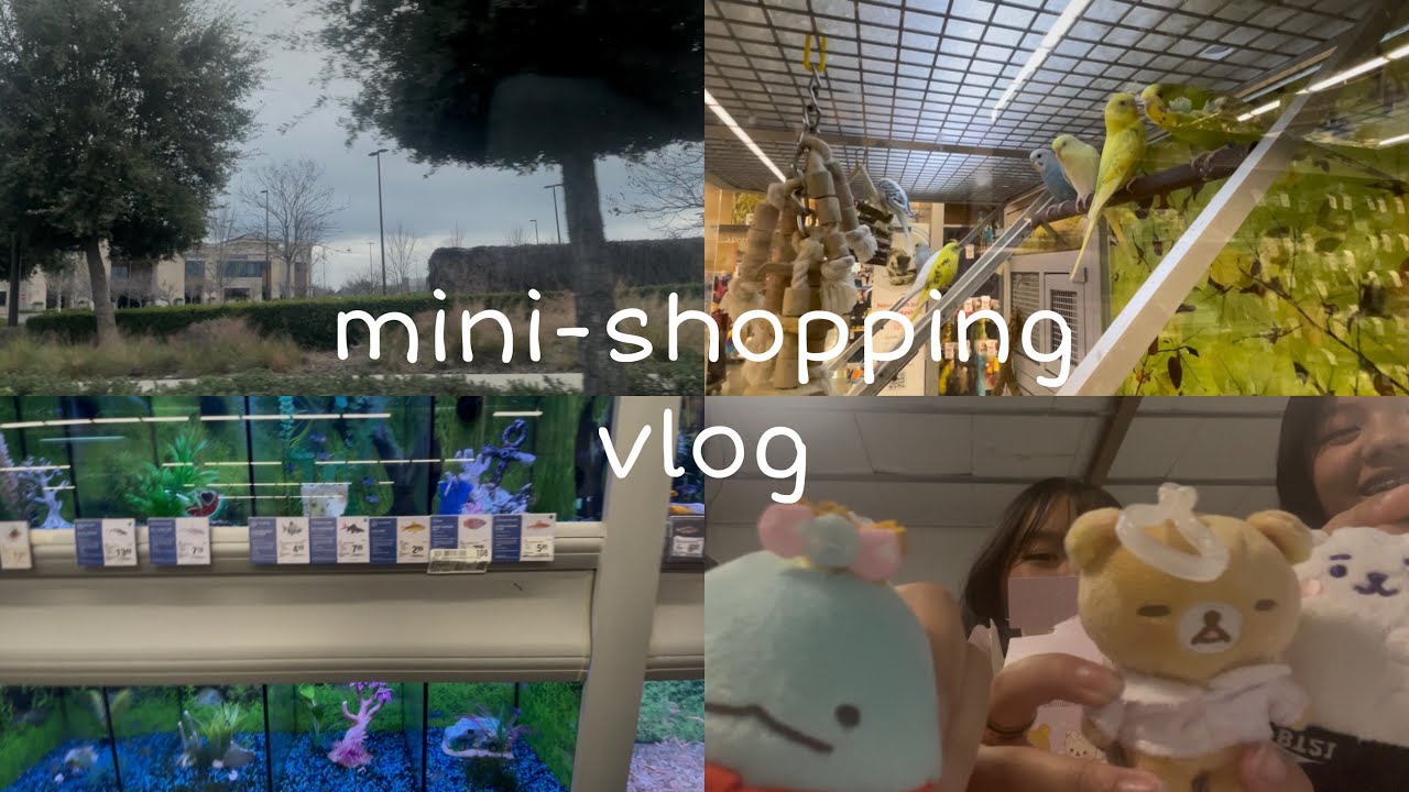 go shopping with me!! (petsmart,walmart,unboxing)