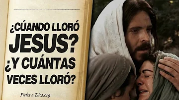 ¿Dónde lloró Jesús?