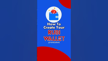 How To Create Wallet On Rubi. Very Simple Steps. #crypto #RubiMining #Rubi