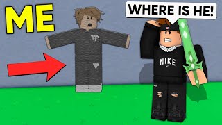 Going INVISIBLE to CHEAT in Hide & Seek.. (Roblox Bedwars)