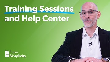 How frequently does Form Simplicity provide training sessions?