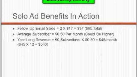 Internet Marketing Traffic Generation Strategies: 05. List Building - Ad Swaps & Solo Ads