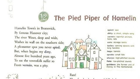 The Pied Piper of Hamelin, All Answers + Word Meanings, New Gem