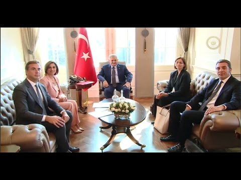 Başbakan Yıldırım, TÜSİAD Yönetim Kurulu Başkanı Symes ve beraberindeki heyeti kabul etti