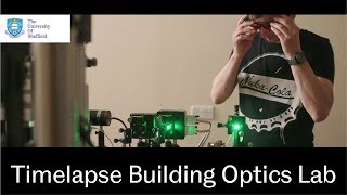 Timelapse Building an Optics Lab for Studies of 2D Materials