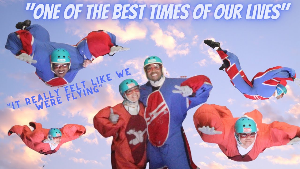 We went Indoor Skydiving & Loved it! (Felt like we were flying)