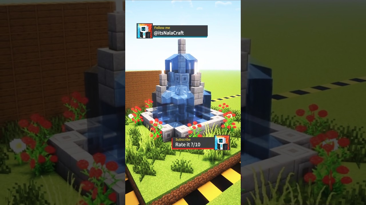 Minecraft Fountain Design ⛲(Show Me How) 