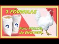 POLLOS de ENGORDE 3 FÓRMULAS GRATIS INICIO CRECIMIENTO y FINAL ǀ Ing. Jannin Hernández Blandón