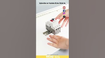 Easy Installation: MPCB Motor Circuit Breaker on DIN Rail. #mpcbs