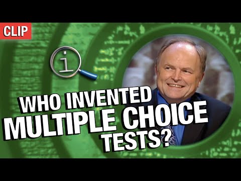Who Invented Multiple Choice Tests? | QI