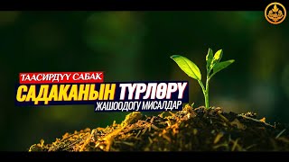 САДАКАНЫН ТҮРЛӨРҮ. ЖАШООДОГУ МИСАЛДАР. (пайдалуу сабак)  Шейх Чубак ажы