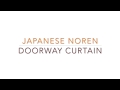Japanese Noren Doorway Curtain
