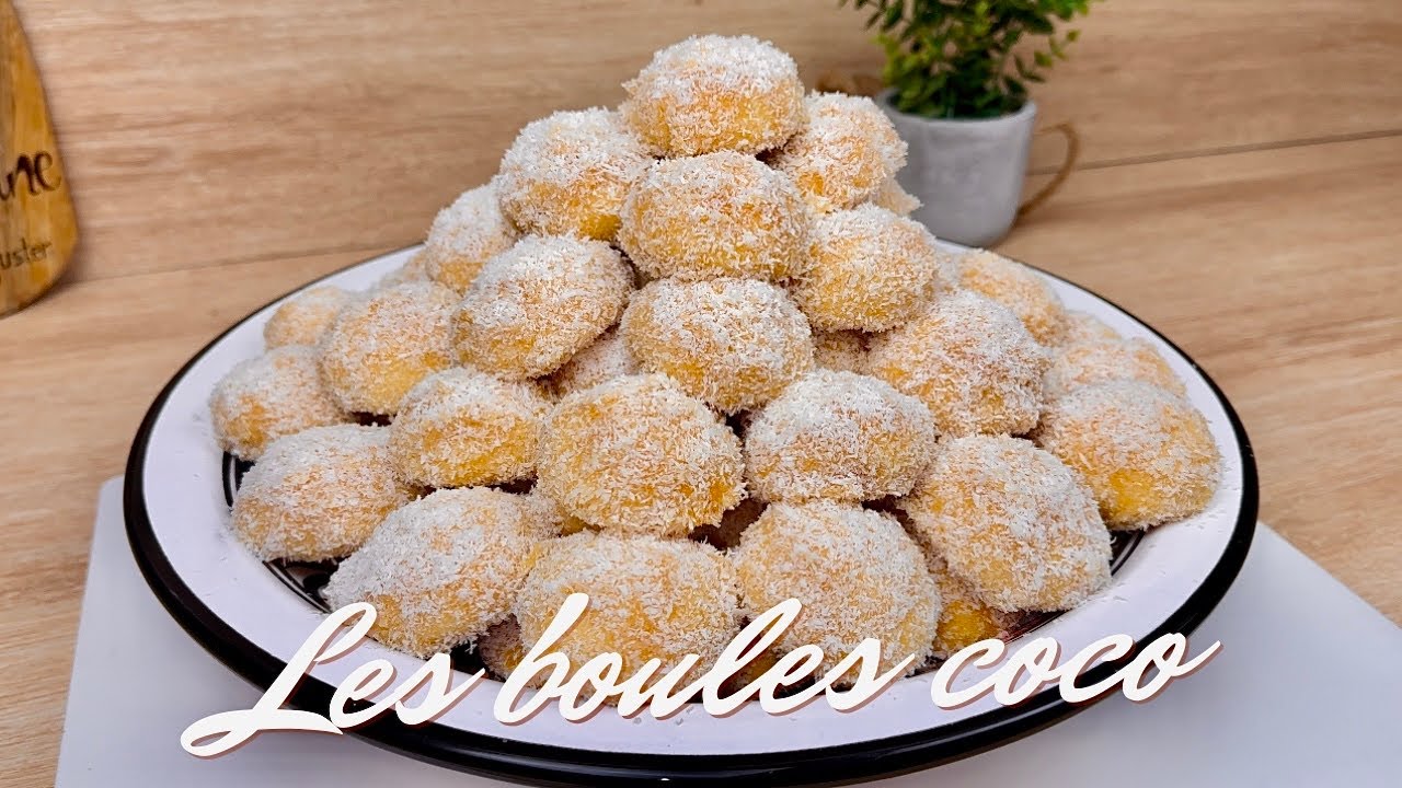 RECETTE AÏD EL ADHA 2024 🐑 MES FAMEUSES BOULES COCO 🥥FONDANTES,MOELLEUSES,DÉLICIEUSES 🤤