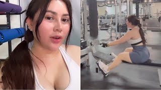 renna dyana olahraga sambil duduk