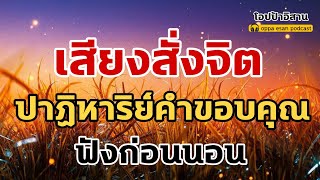 เสียงสั่งจิต ปาฏิหาริย์คำขอบคุณ ฟังก่อนนอน | มหัศจรรย์คำขอบคุณก่อนนอน | #โปรแกรมจิต