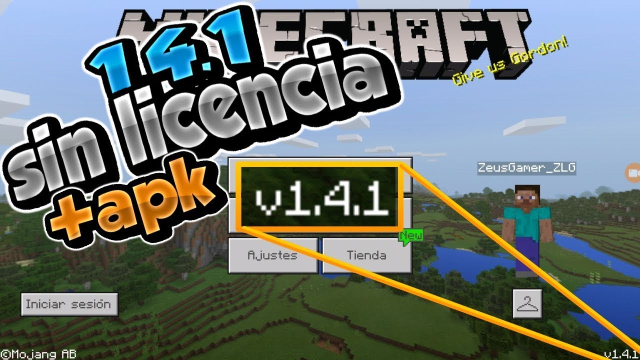 Ya Salio Nueva Actualizacion De Minecraft Pe 1 4 1 Apk Sin Licencia Mcpe 1 4 1 Apk Sin Licencia Youtube