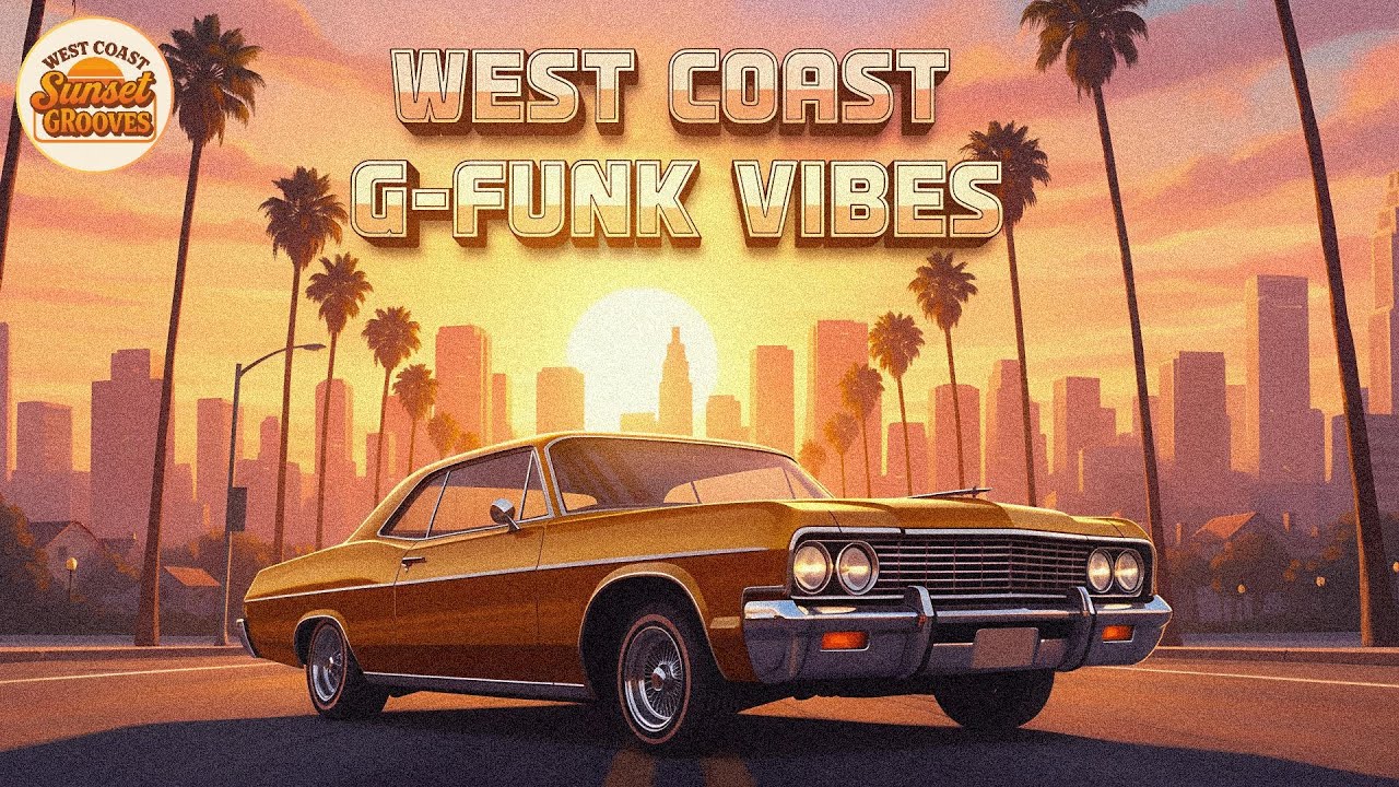 WEST COAST G FUNK VIBES – Golden Hour Ride Through L A  Streets 🌴🚘