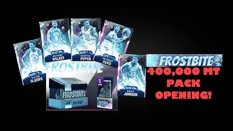 400K MT *FROSTBITE* PACK OPENING! PINK DIAMOND MAGIC JOHNSON & ANTHONY DAVIS! ( NBA 2K20 MYTEAM )