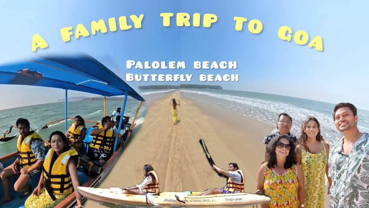 A Family trip to Goa | Day 2 vlog | Palolem Beach and Butterfly Beach🏖️South Goa| Sumit and Sagarika