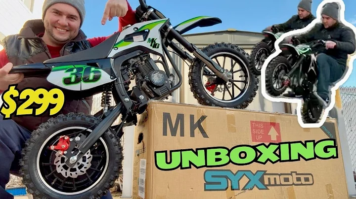 Only $299 😮 SYX Moto MK40 4-Stroke Dirt Bike Unboxing, Review & Test Drive