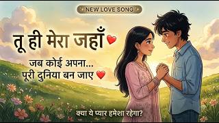 तू ही मेरा जहाँ ❤️ एक खूबसूरत Love Song | Ghibli Inspired Hindi Song | Romantic Song #youtube #song