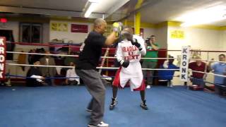 Devon Alexander workout at Detroit's Kronk Gym Information