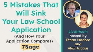 5 Mistakes That Will Sink Your Law School Application