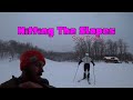 The Snow Begins To Slow As The Ski Day Goes on
