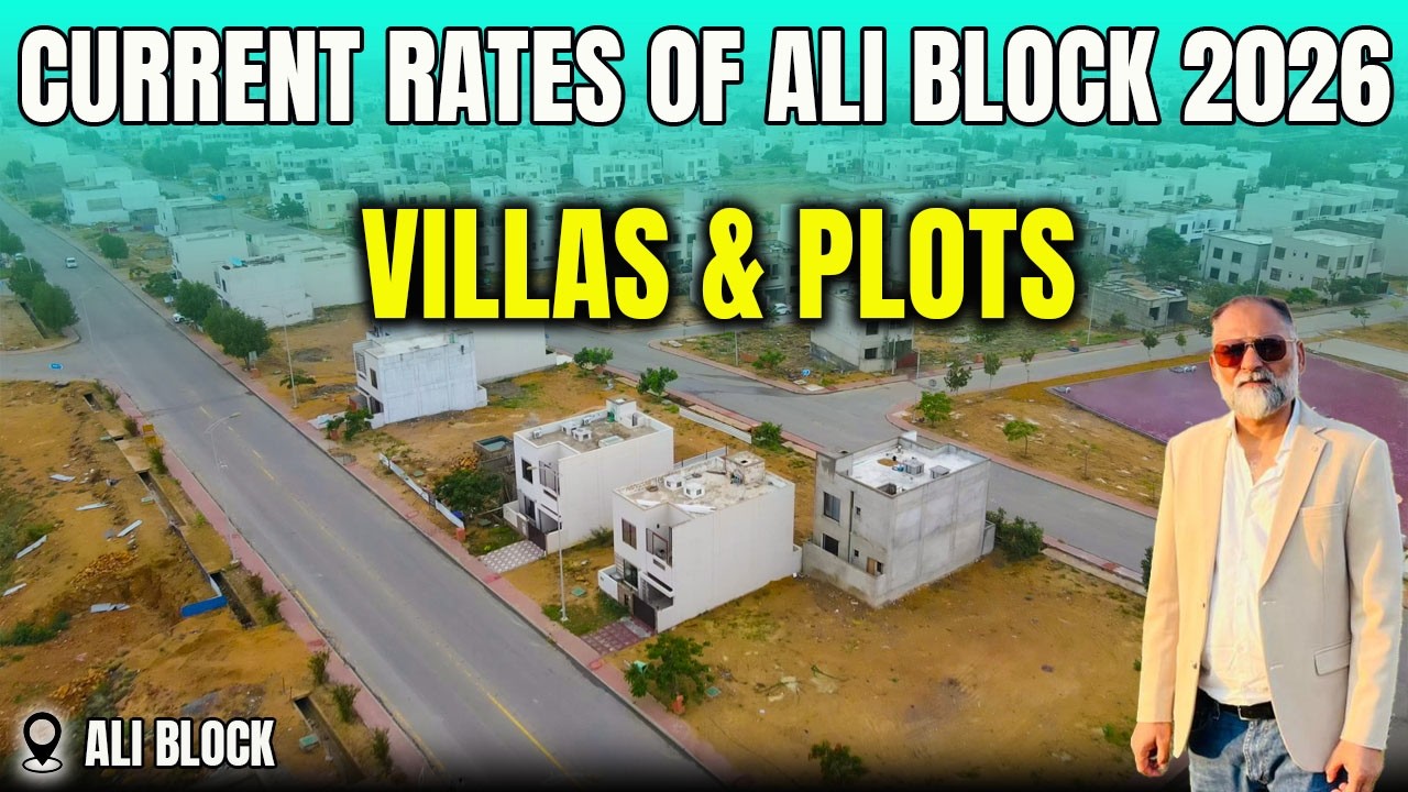 Ali R Block Current Rates of Ali Block 2026 ||Villas & Plots #bahriahomeskarachi # ...