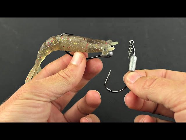 How To Rig Power Prawns On Owner TwistLock Hooks (For Shallow Water  Fishing) 