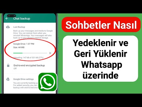 WhatsAppta Sohbetler Nasıl Yedeklenir ve Geri Yüklenir (2023) 