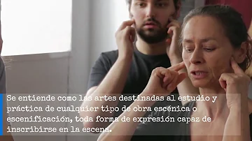 ¿Cómo surgen la danza escénica?