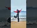 美丽大海 放飞自我#陕北酸曲 #外景来一个