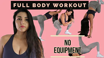 NO EQUIPMENT FULL BODY WORKOUT #homeworkoutforwomen