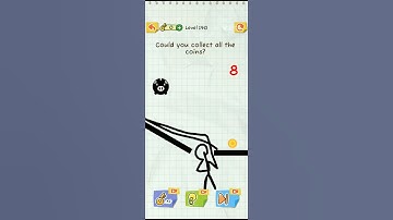 draw 2 save game level-190 could you collect all the coins? #viralshort #funnyshorts #subscribe