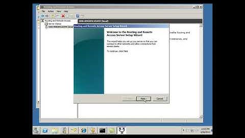 Install & Configure Remote Access Server for VPN in Server 2008   Part 1