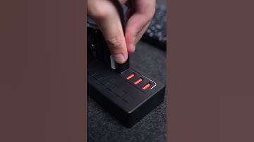 16 Port USB C Smart Charging Hub Splitter Powered Switch#tech #pc #laptop #computer #usbhub #acasis