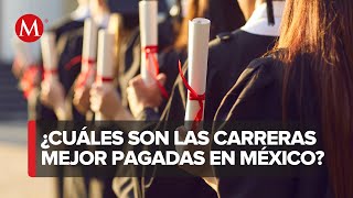 Las carreras más elegidas y las mejor pagadas en México