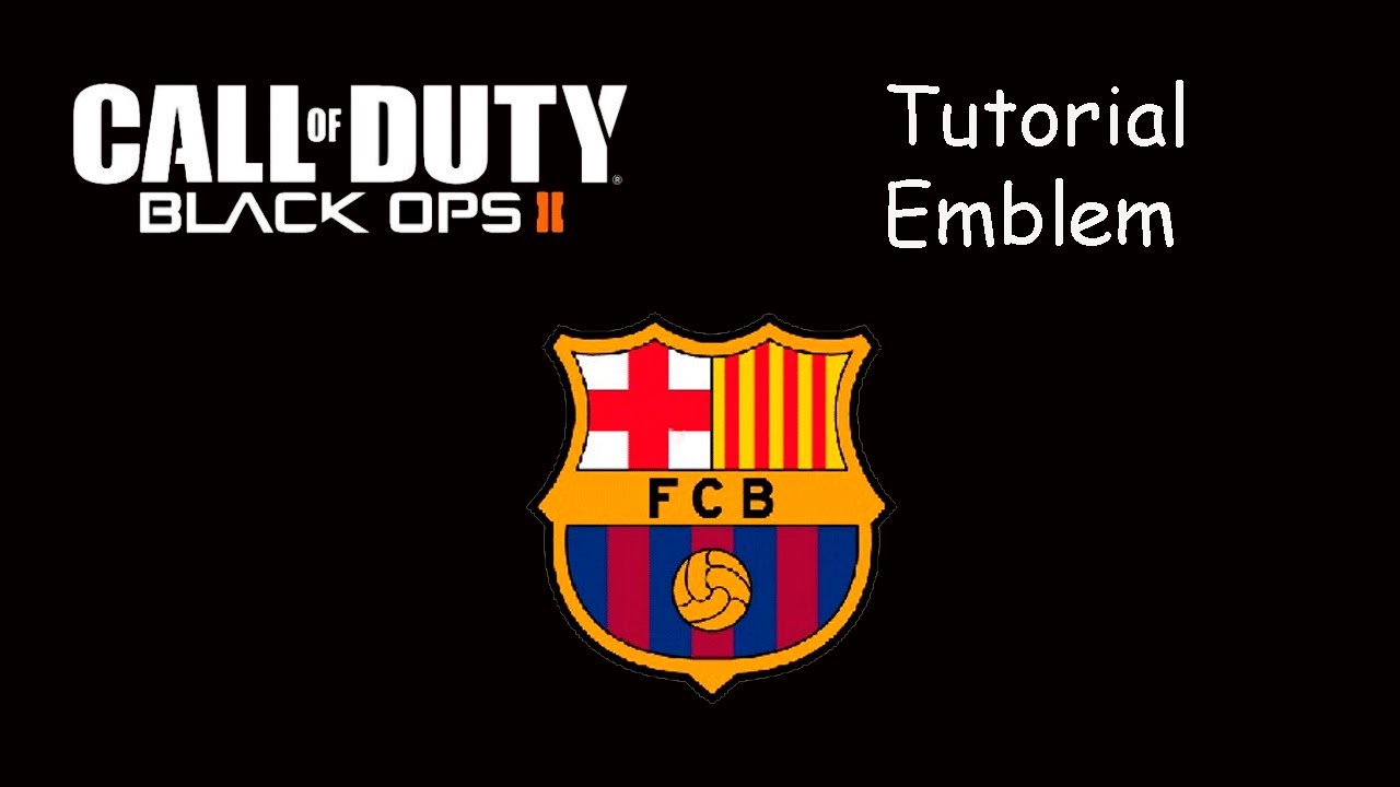 emblem barça black ops