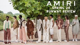 Amiri Spring 2024 Runway Review | immaculate.